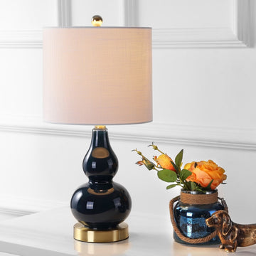 Anya 20.5" Mini Glass LED Table Lamp - JONATHAN Y